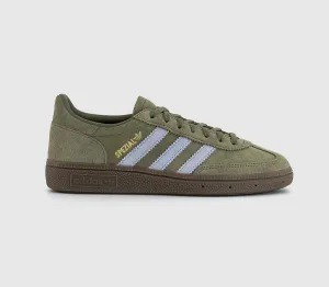 adidas Handball Spezial Trainers Focus Olive Violet Tone Gum