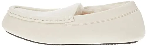 Amazon Essentials Women's Moccasin Slipper, Light Beige, 13