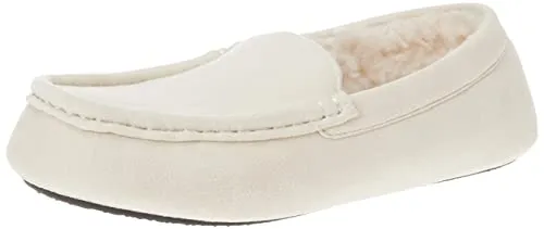Amazon Essentials Women's Moccasin Slipper, Light Beige, 13
