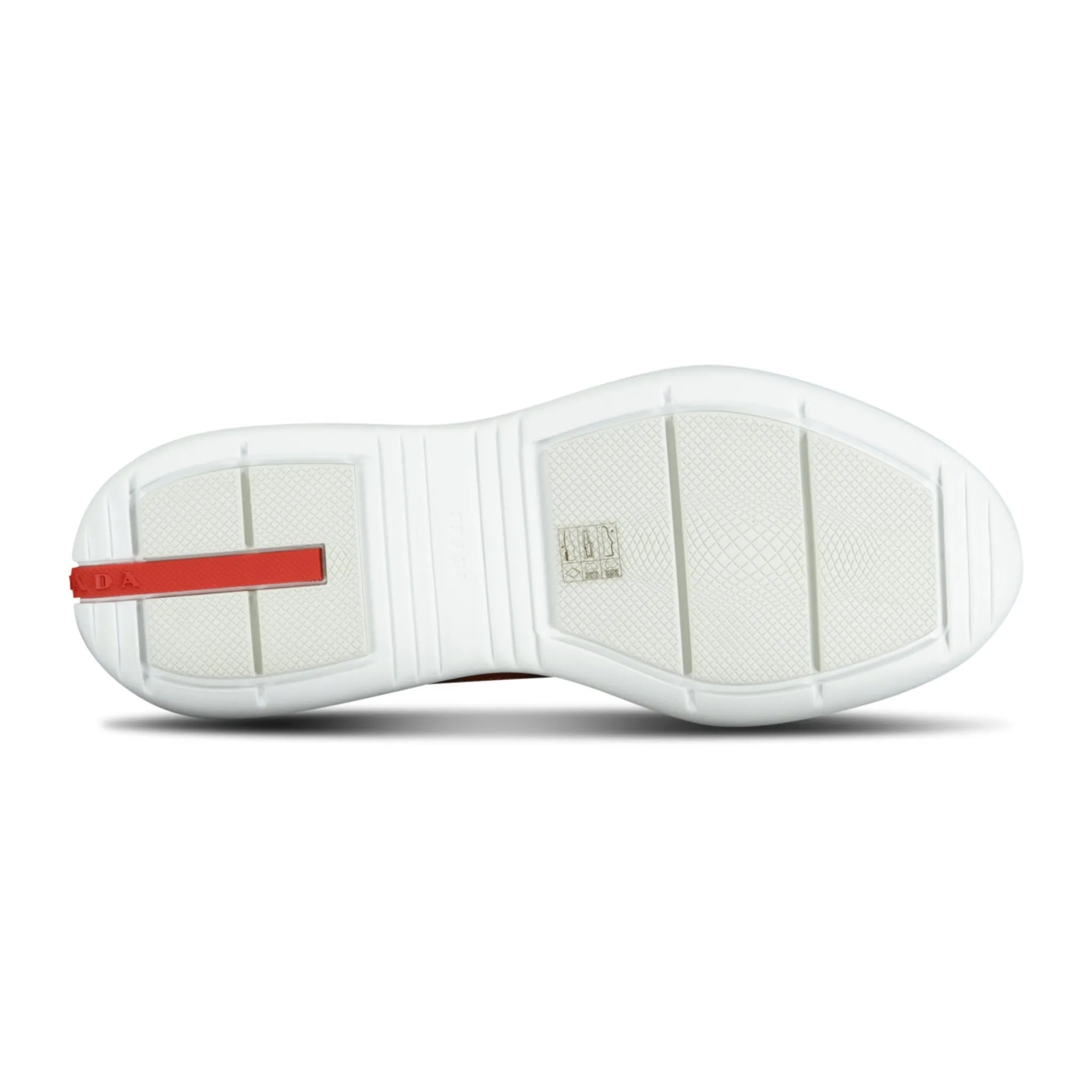 Americas Cup Mesh Trainers in Patent Orange