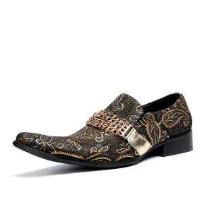 AOMISHOES™  Oro Paisley Dress Shoes 9184