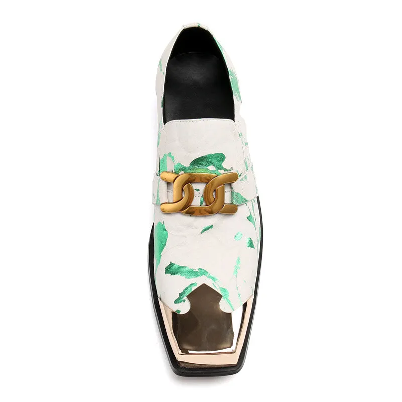 AOMISHOES™ The Stratos With Flat Toe Dress Shoes #8094