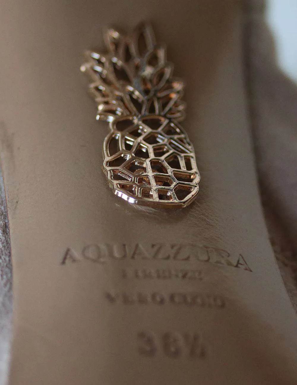 AQUAZZURA SEXY THING CUTOUT SUEDE SANDALS EU 38.5 UK 5.5 US 8.5