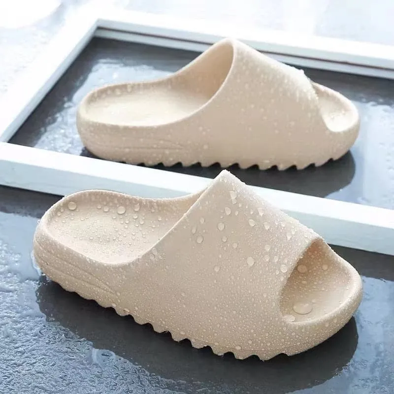 Brand Women Men Slippers Summer Beach Sandals Women Fashion Soft  Original Grils Flip-flops Thick Anti-slip Shoes Men's Sandals