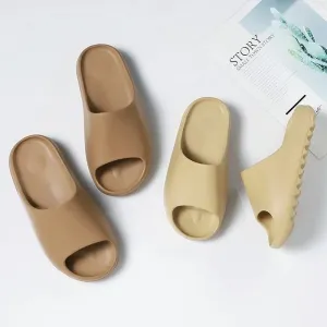 Brand Women Men Slippers Summer Beach Sandals Women Fashion Soft  Original Grils Flip-flops Thick Anti-slip Shoes Men's Sandals