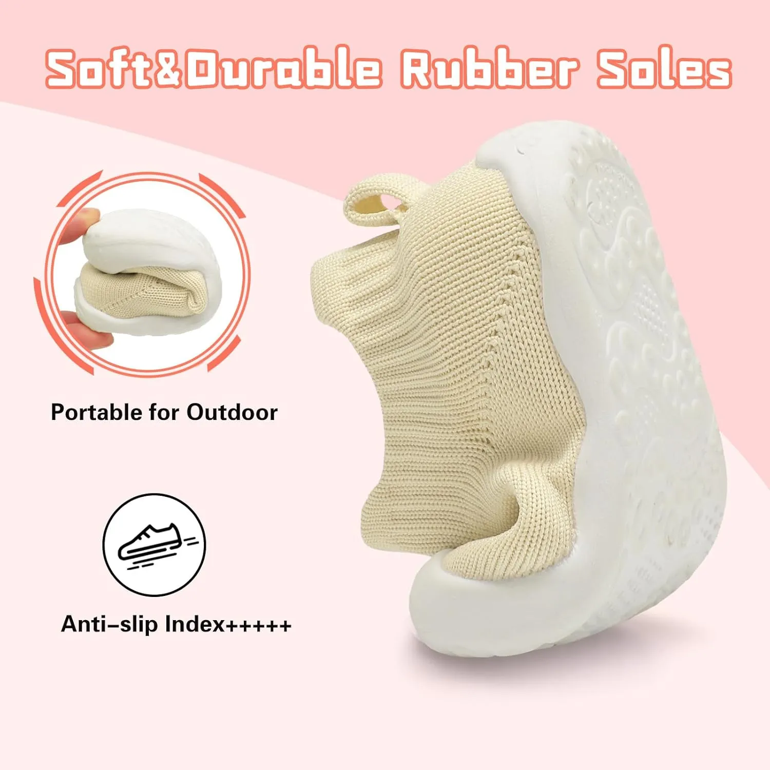 Centipede Demon Baby Shoes Baby Boys Girls Sock Shoes Breathable Infants Toddlers Slippers Indoor Outdoor Boots First Walking Shoe Slip On Sneakers Non Slip with Soft Rubber Soles