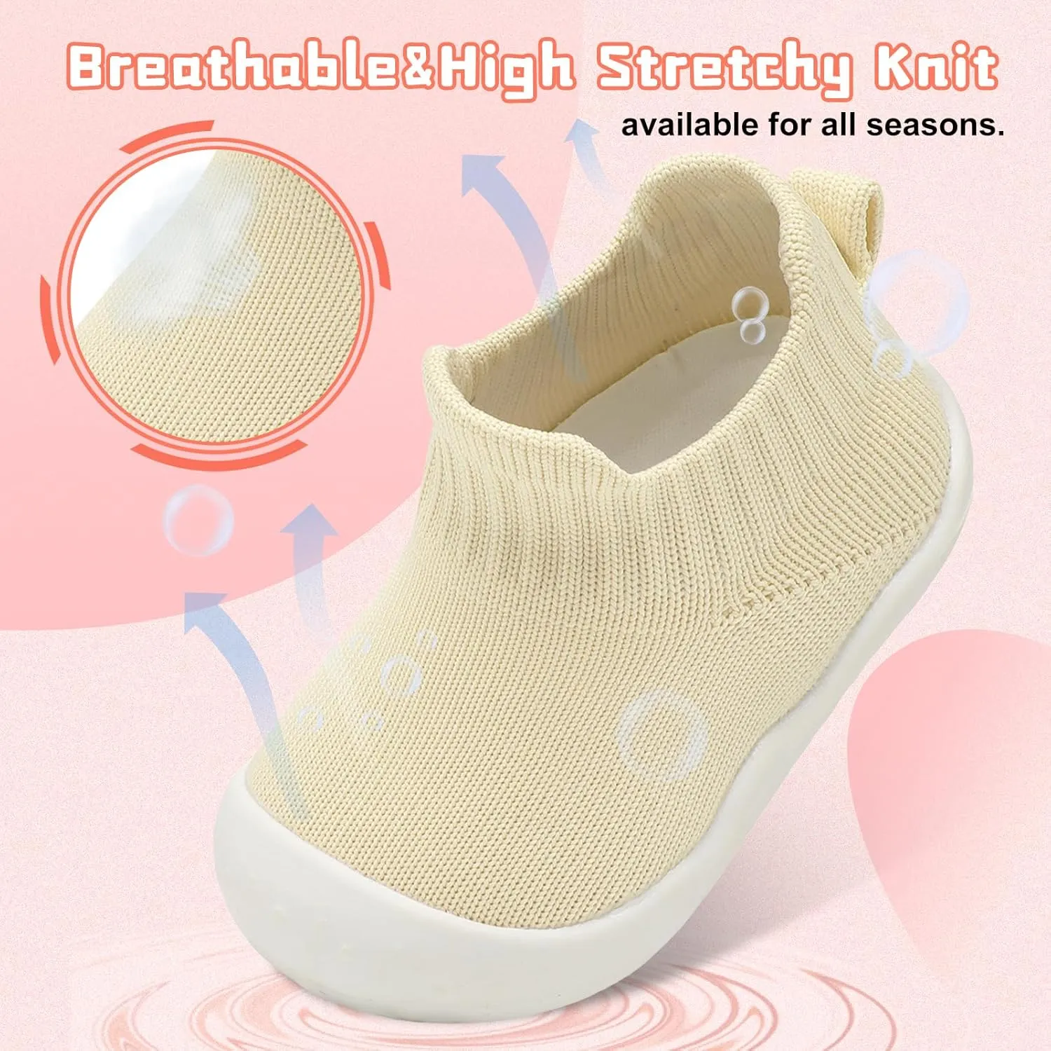 Centipede Demon Baby Shoes Baby Boys Girls Sock Shoes Breathable Infants Toddlers Slippers Indoor Outdoor Boots First Walking Shoe Slip On Sneakers Non Slip with Soft Rubber Soles