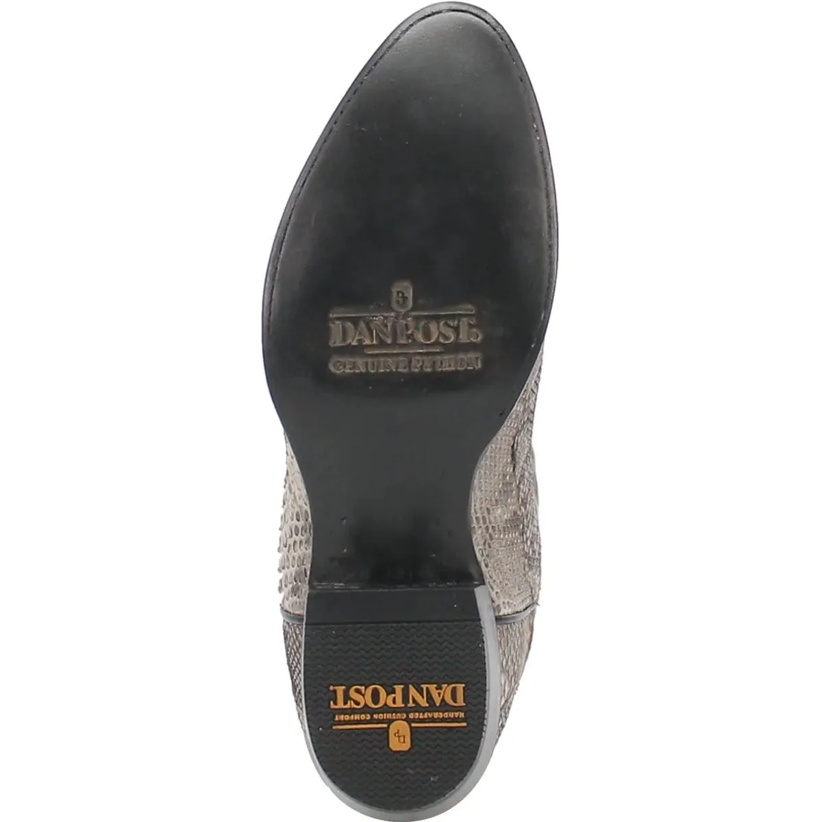 Dan Post Men's Manning Python Snakeskin Round Toe Boots - Natural