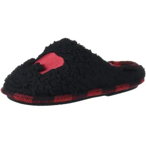 Dearfoams Kids Toddlers Embroidered Animal Character Clog Slipper