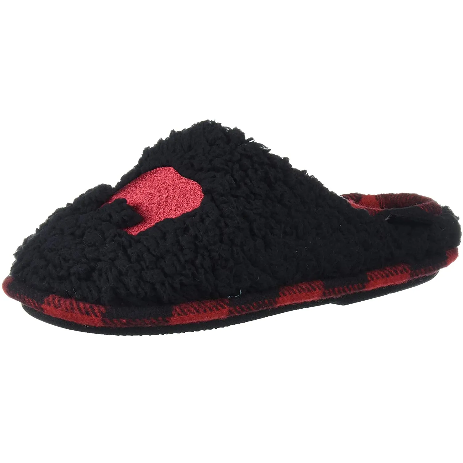 Dearfoams Kids Toddlers Embroidered Animal Character Clog Slipper
