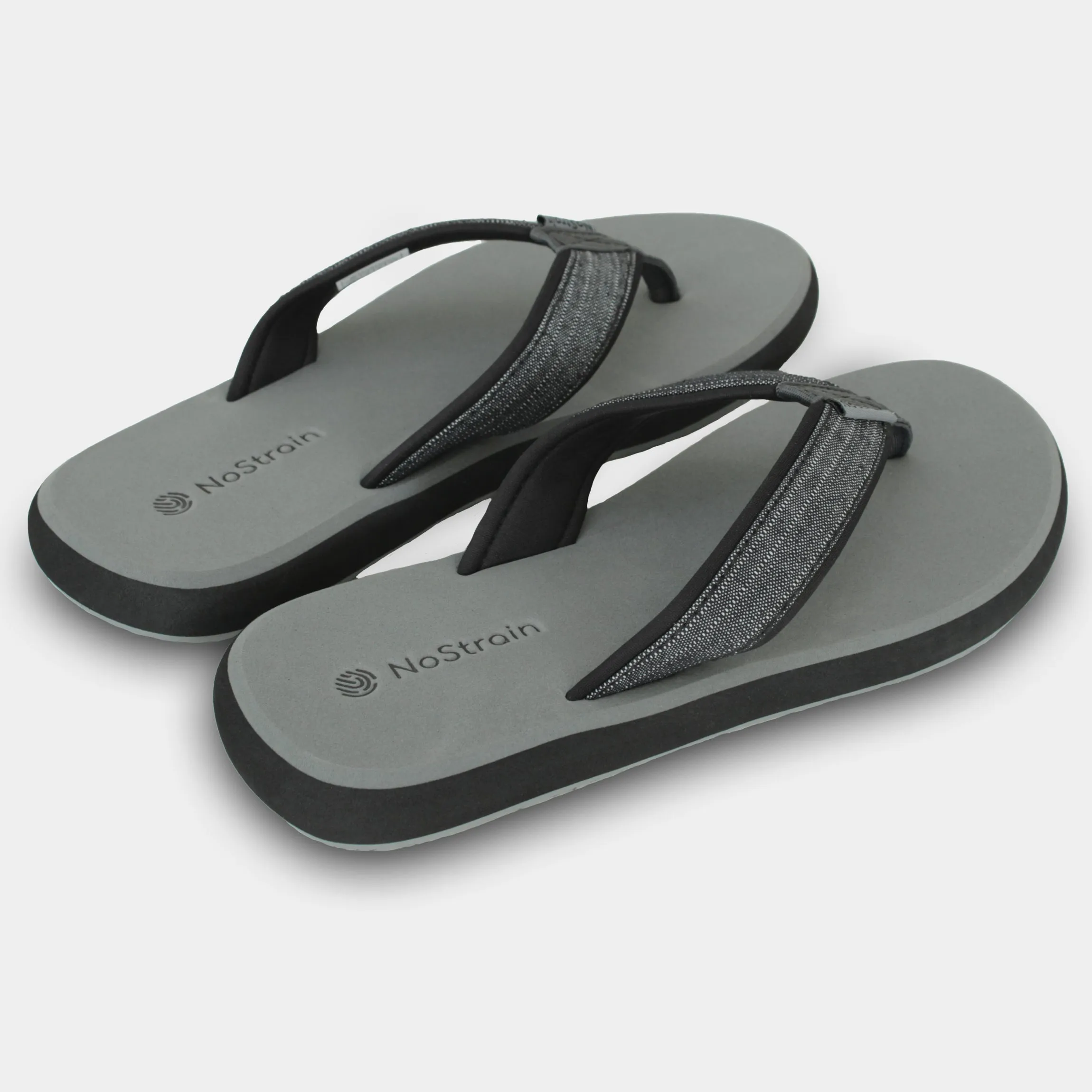 Denim Angular Grey Slippers – Stylish Comfort for Everyday Wear For Men