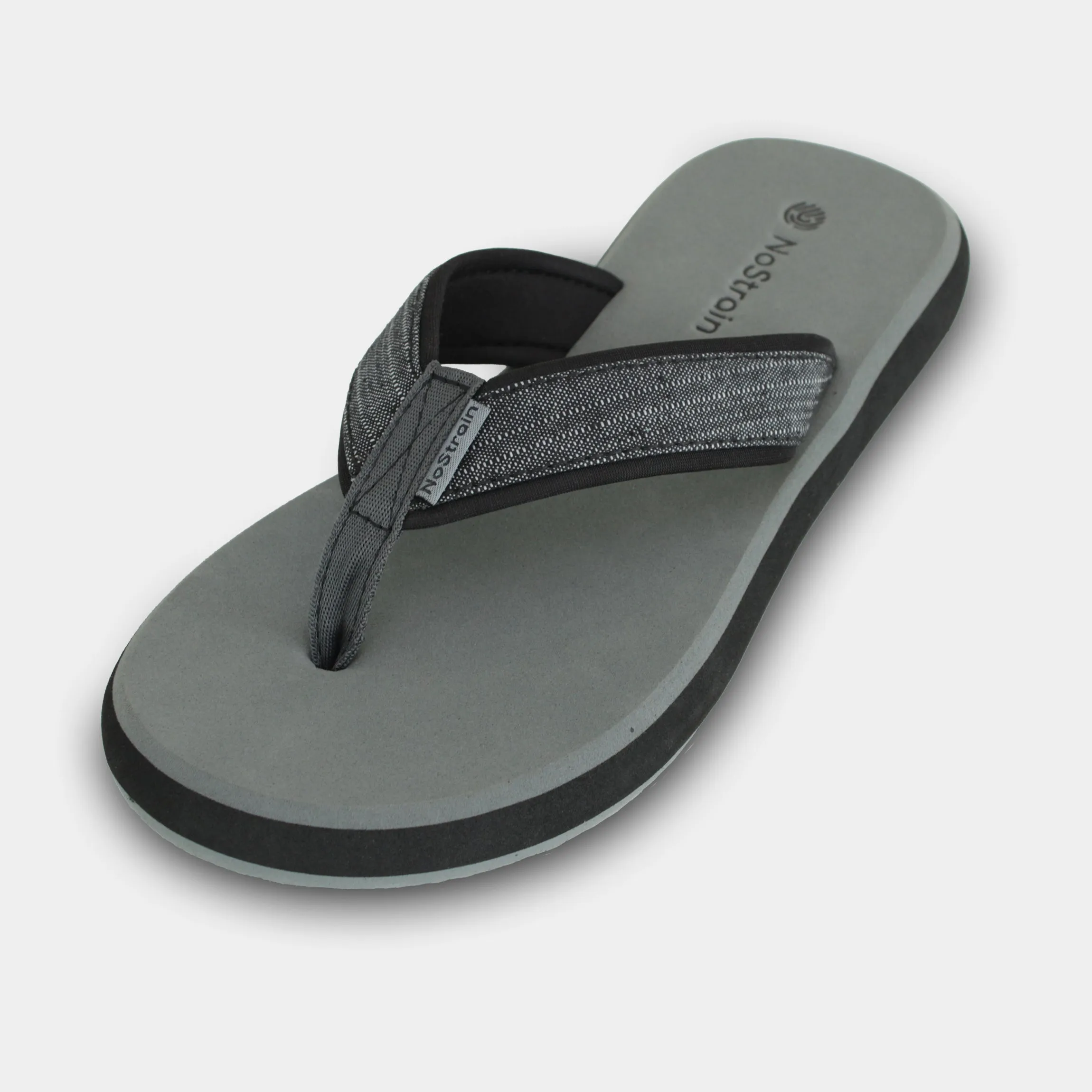 Denim Angular Grey Slippers – Stylish Comfort for Everyday Wear For Men