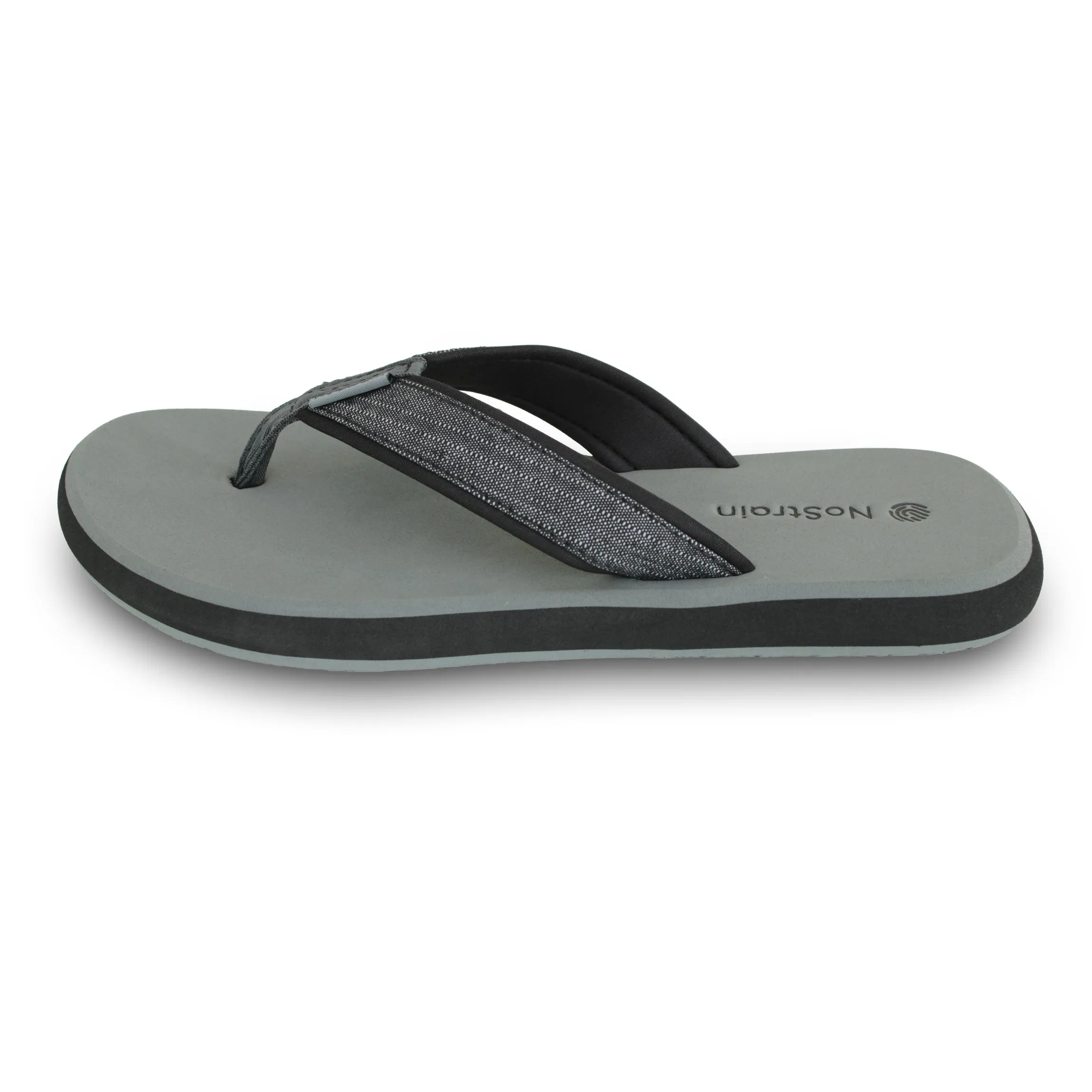 Denim Angular Grey Slippers – Stylish Comfort for Everyday Wear For Men