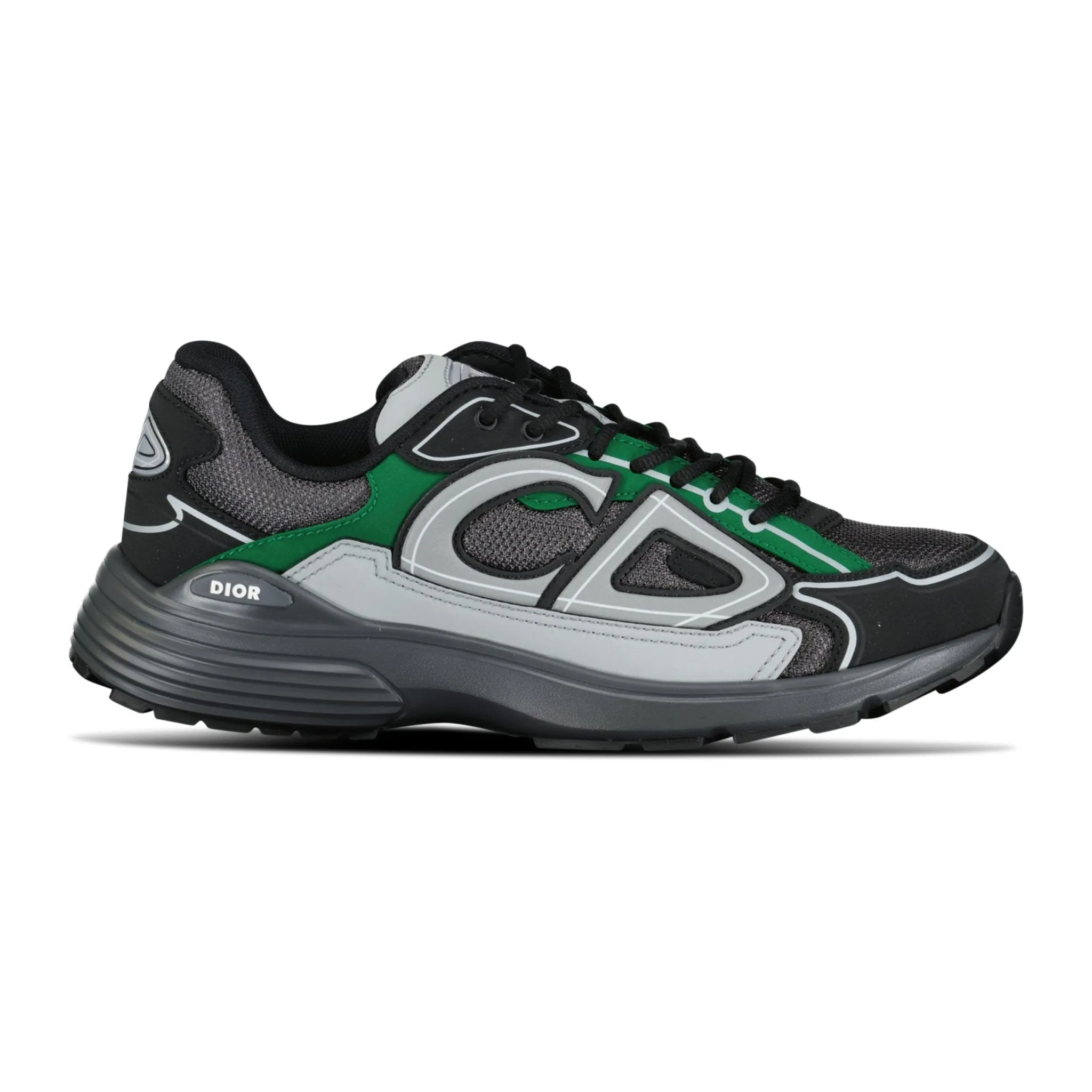 Dior B30 Trainers Green, Grey & Black