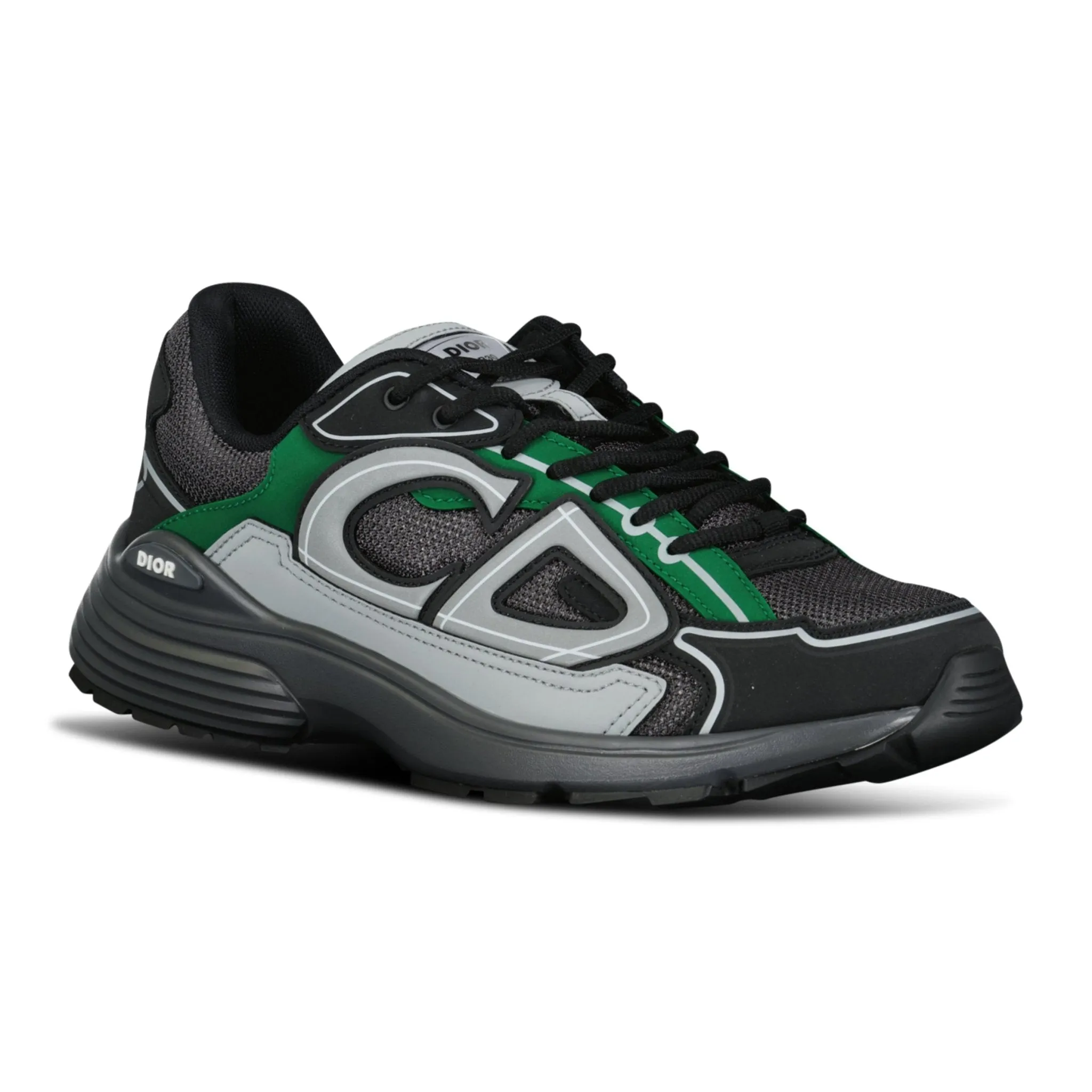Dior B30 Trainers Green, Grey & Black