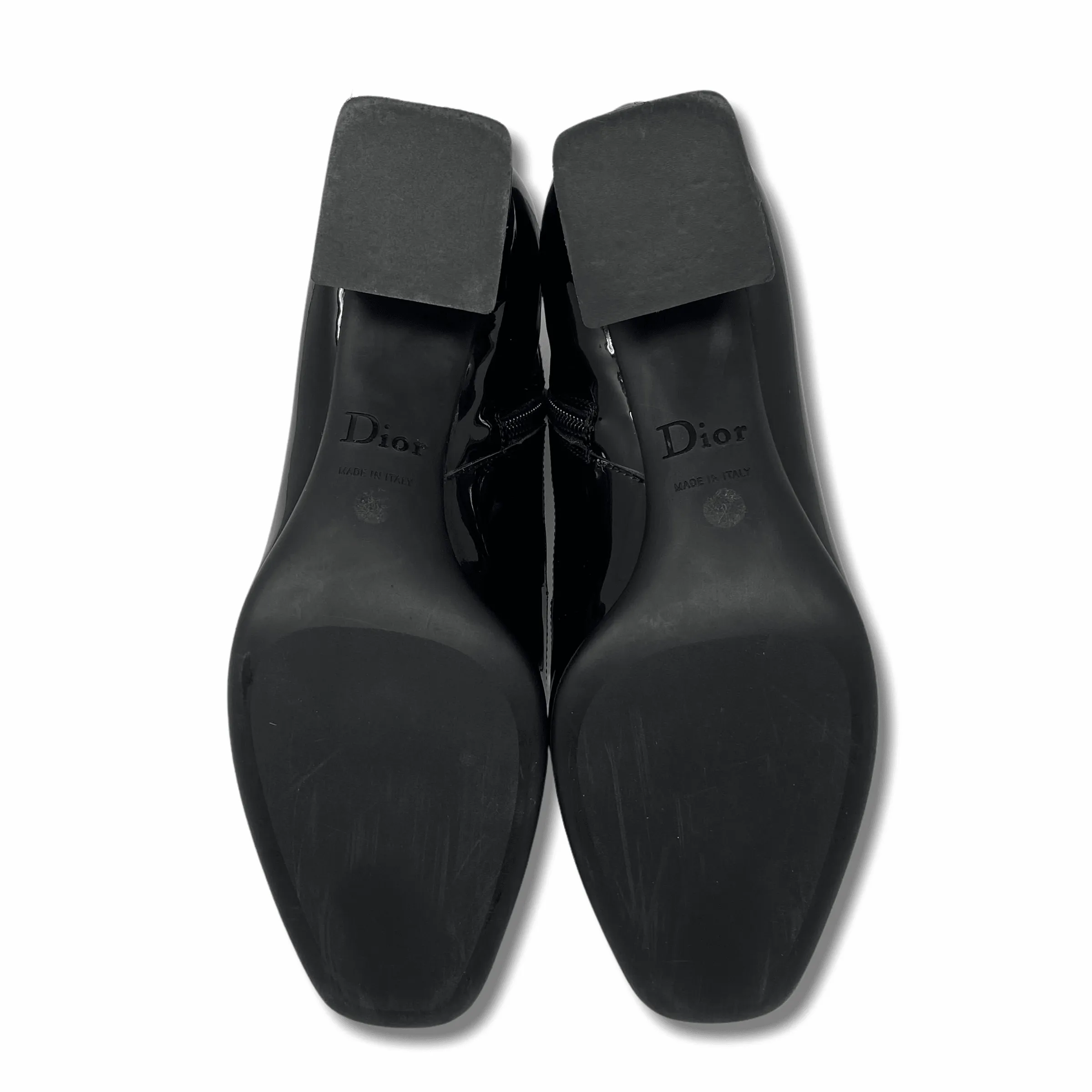 Dior Black Stretch Ankle Boots 36.5