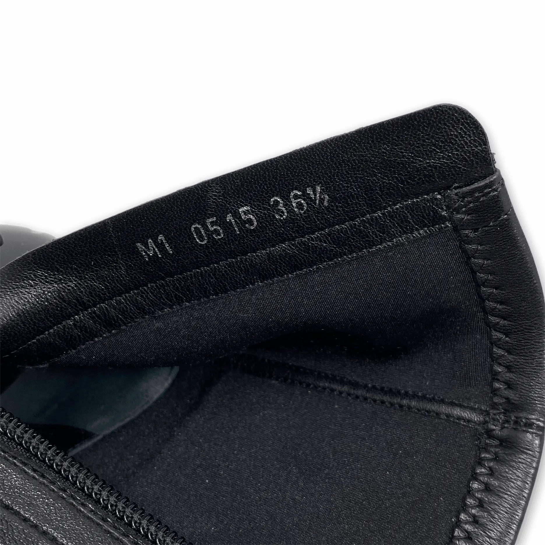 Dior Black Stretch Ankle Boots 36.5