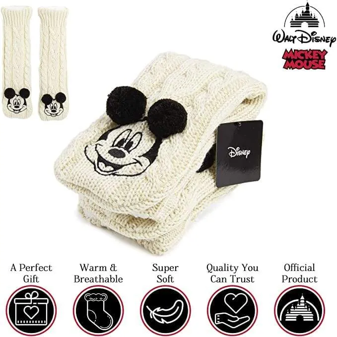 Disney Women's Slippers Socks Fluffy Slipper Socks