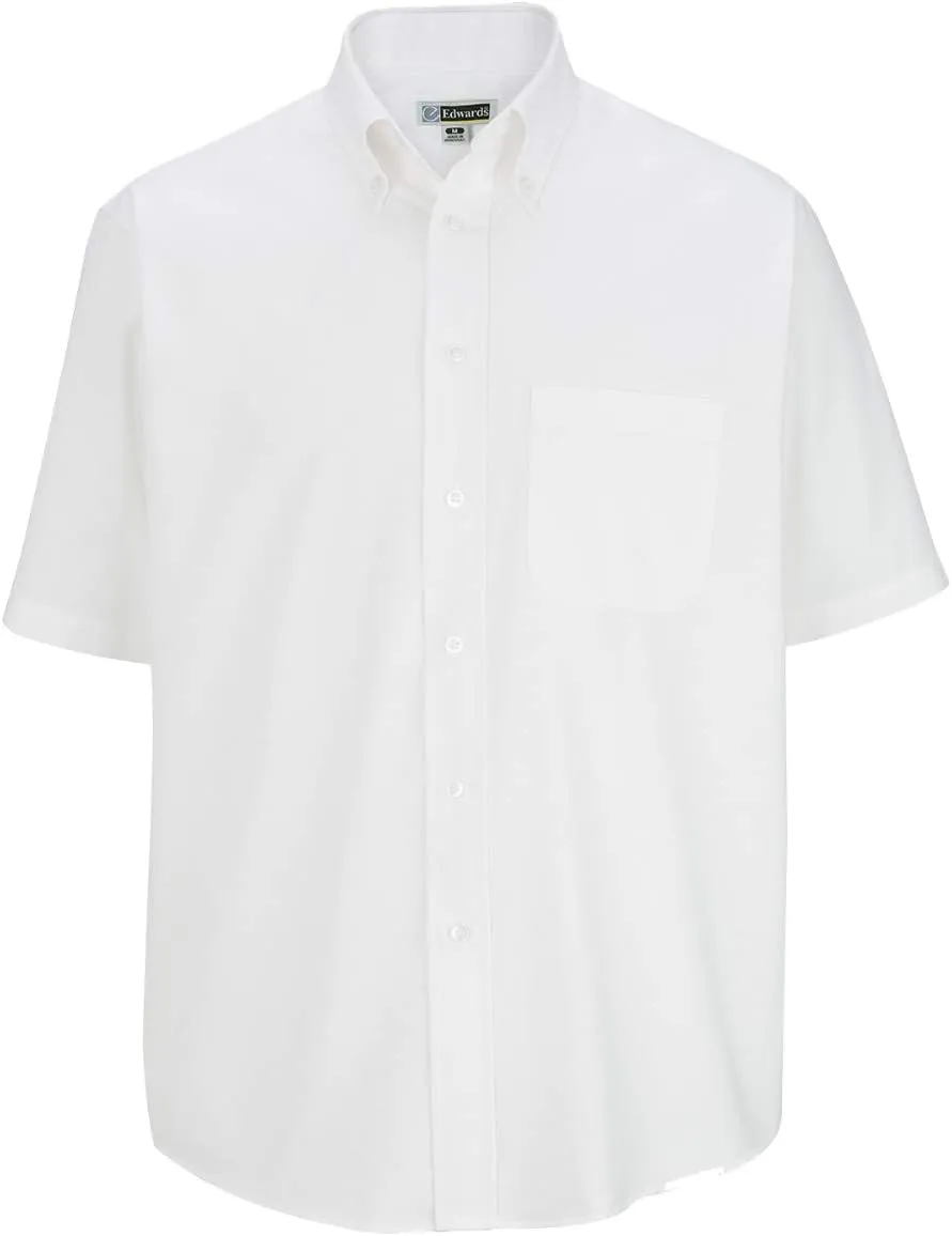 Edwards Men's Short Sleeve Oxford Shirt