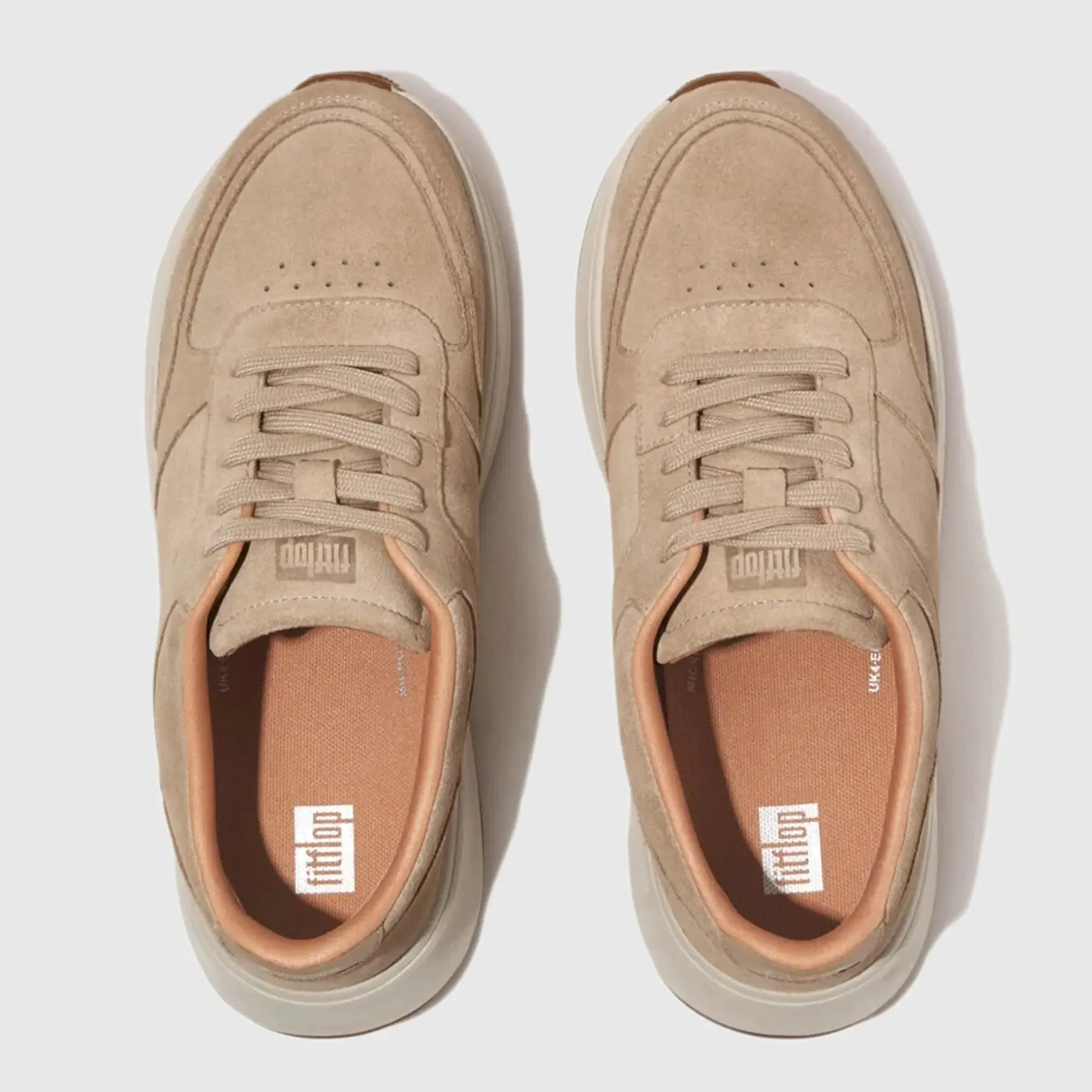 F Mode Flatform Sneaker Beige H07-A94