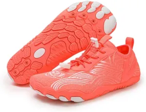 Hike Gym Barefoot Shoes for Women Fashion Wide Toe Box Non Slip Quick Dry Lightweight Minimalist Cross Trainer for Hiking Swim Outdoor Beach Breathable Mesh Comfortable Zero Drop Sole