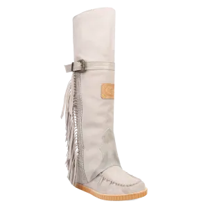 Lakota Off White Suede Leather Boot (DS)