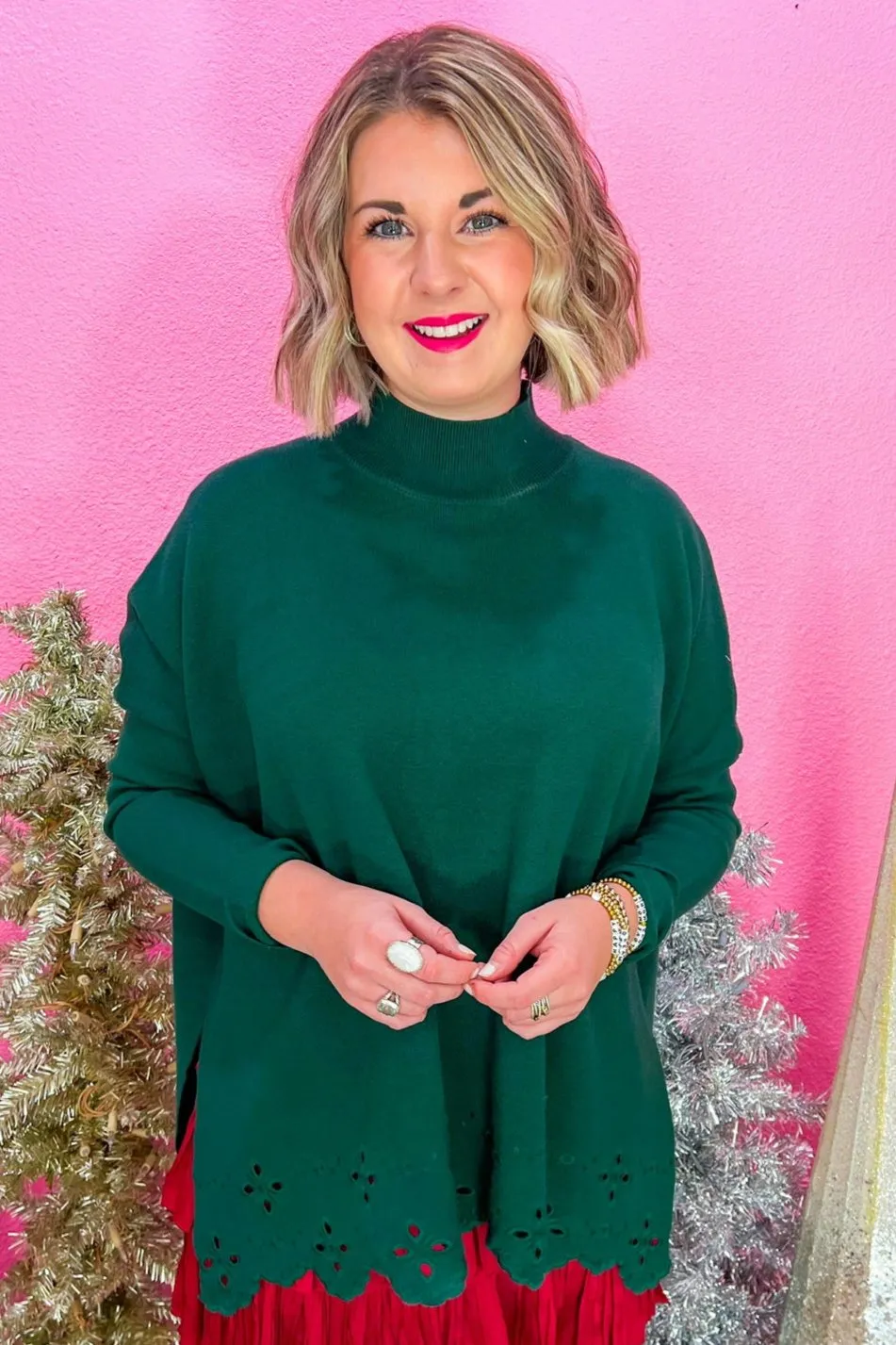 Love Notes Sweater - Hunter Green