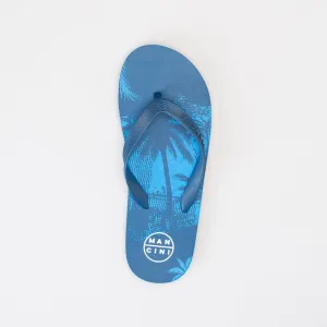 Mancini Men Palm Print Flip Flop _ 150647