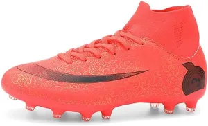 Mens Soccer Cleats Outdoor Lightweight High-Top Training Boots Ground Athletic Football Boots Soccer Shoes for Men/Women