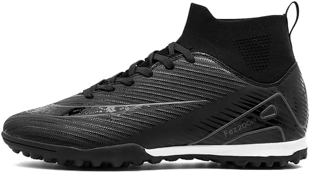 Mens Soccer Cleats Outdoor Lightweight High-Top Training Boots Ground Athletic Football Boots Soccer Shoes for Men/Women