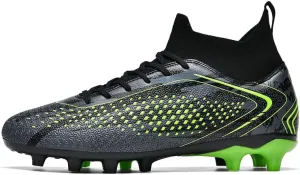 Men's Soccer Cleats Professional Football Boots High-Top Comfortable Breathable Outdoor Indoor Athletic Futsal Training Sneaker