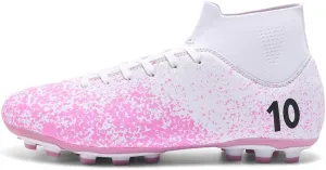 Men's Soccer Cleats Professional Football Boots High-Top Comfortable Breathable Outdoor Indoor Athletic Futsal Training Sneaker