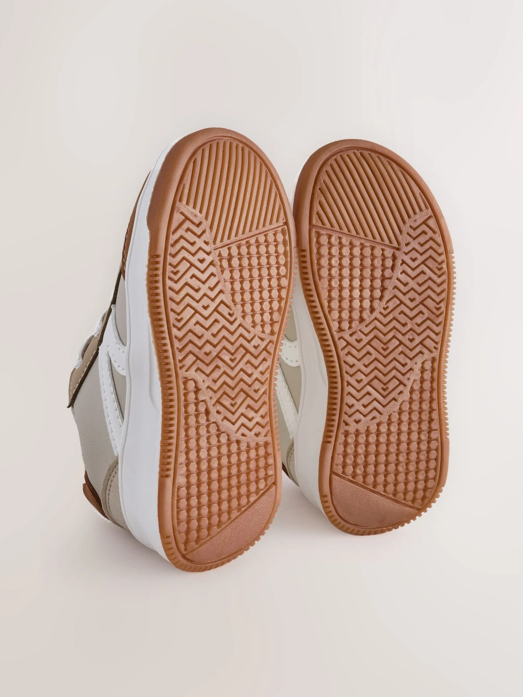 Neutral Wide Fit (G) Elastic Lace Trainers