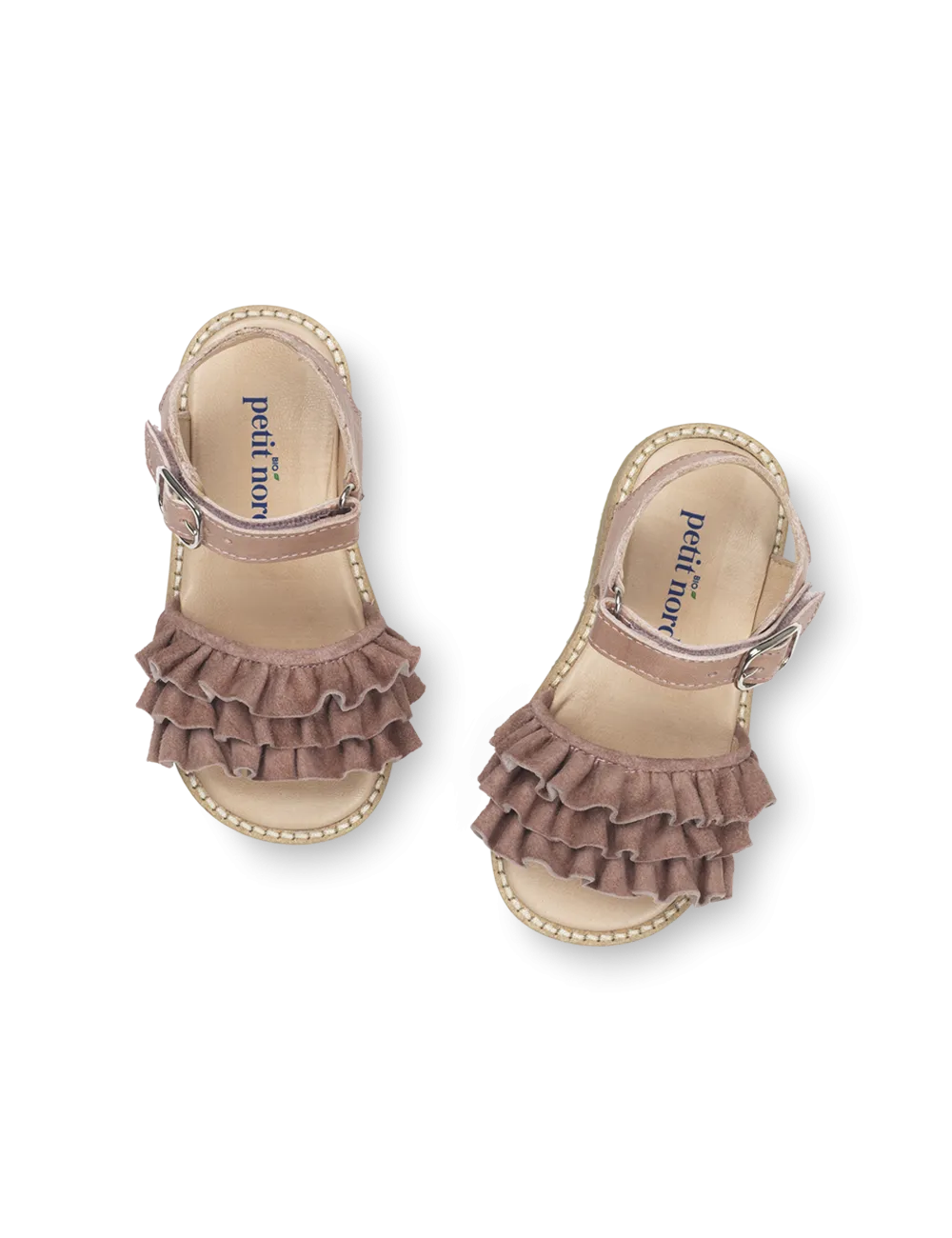 Ruffles Sandal - Old rose
