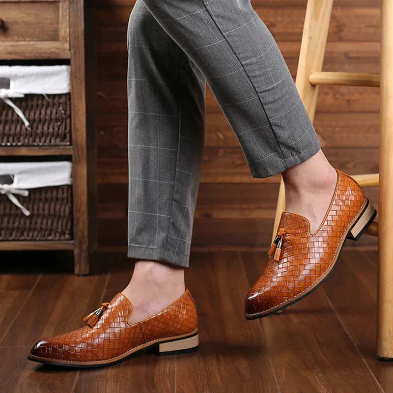 Sapato Social Marrom Masculino Oxford de Couro  - LC149