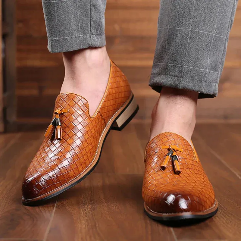 Sapato Social Marrom Masculino Oxford de Couro  - LC149