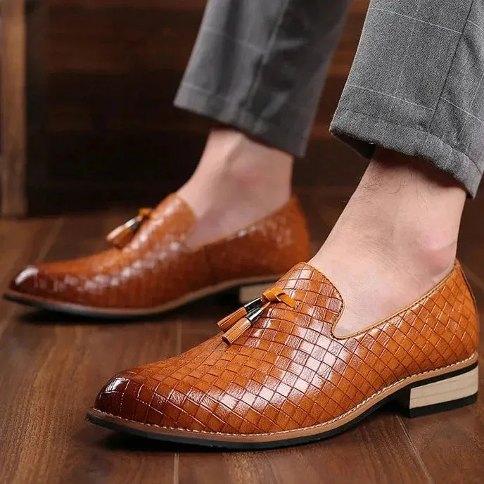 Sapato Social Marrom Masculino Oxford de Couro  - LC149