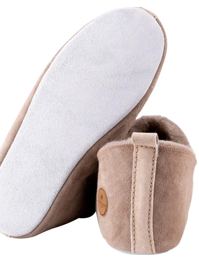 Sheepskin Slippers - Stone