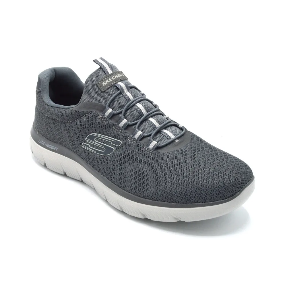 Skechers Summit-Unisex  Casual Trainer - E Width Fitting - Grey