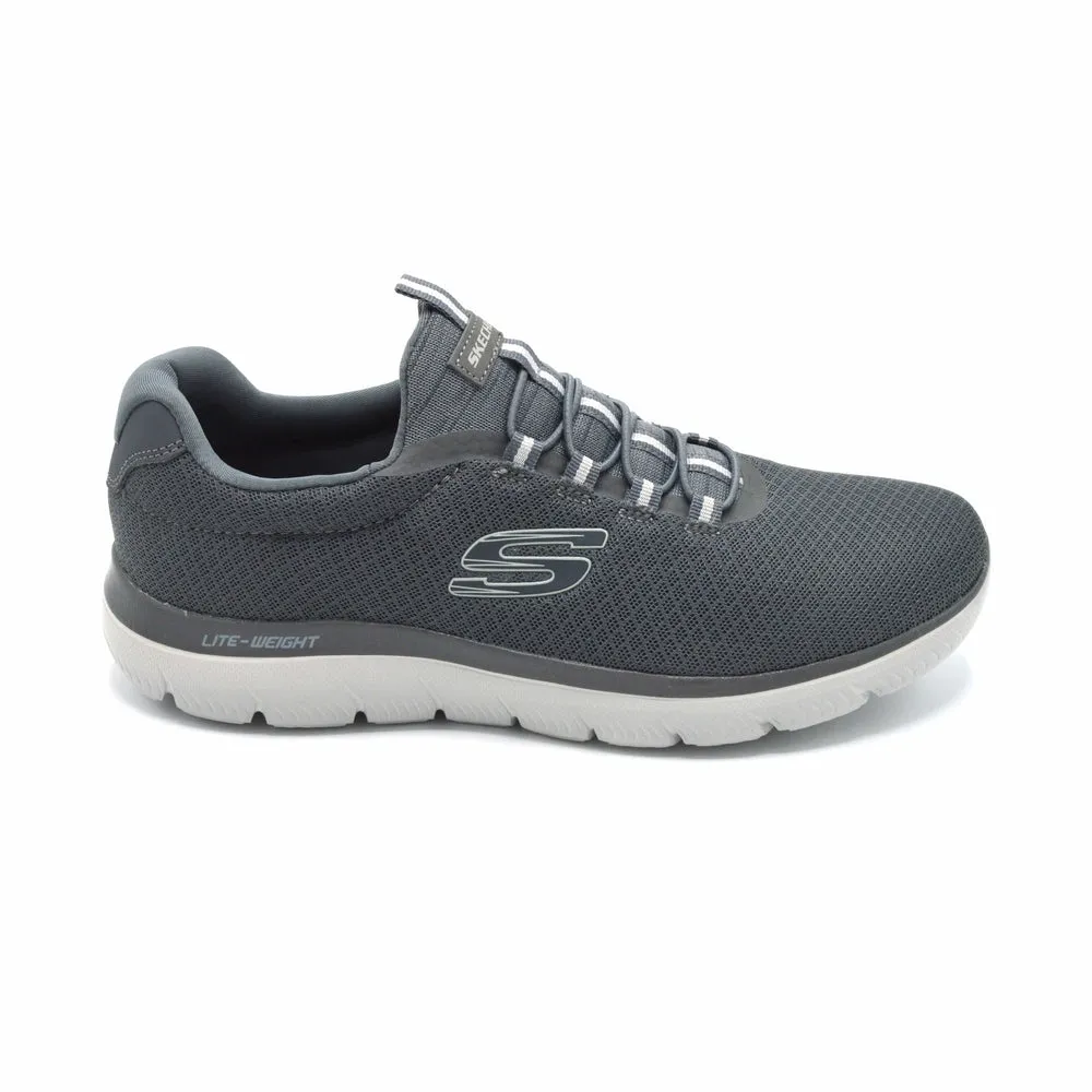 Skechers Summit-Unisex  Casual Trainer - E Width Fitting - Grey