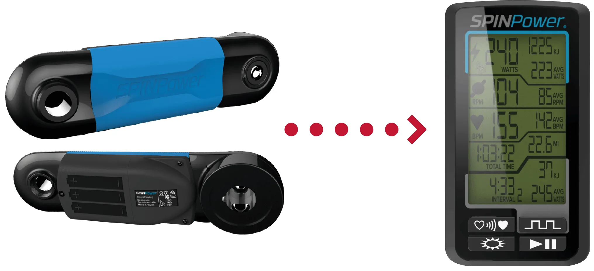 Spinner® NXT Studio Exercise Bike with SPINPower® Crank Bundle.