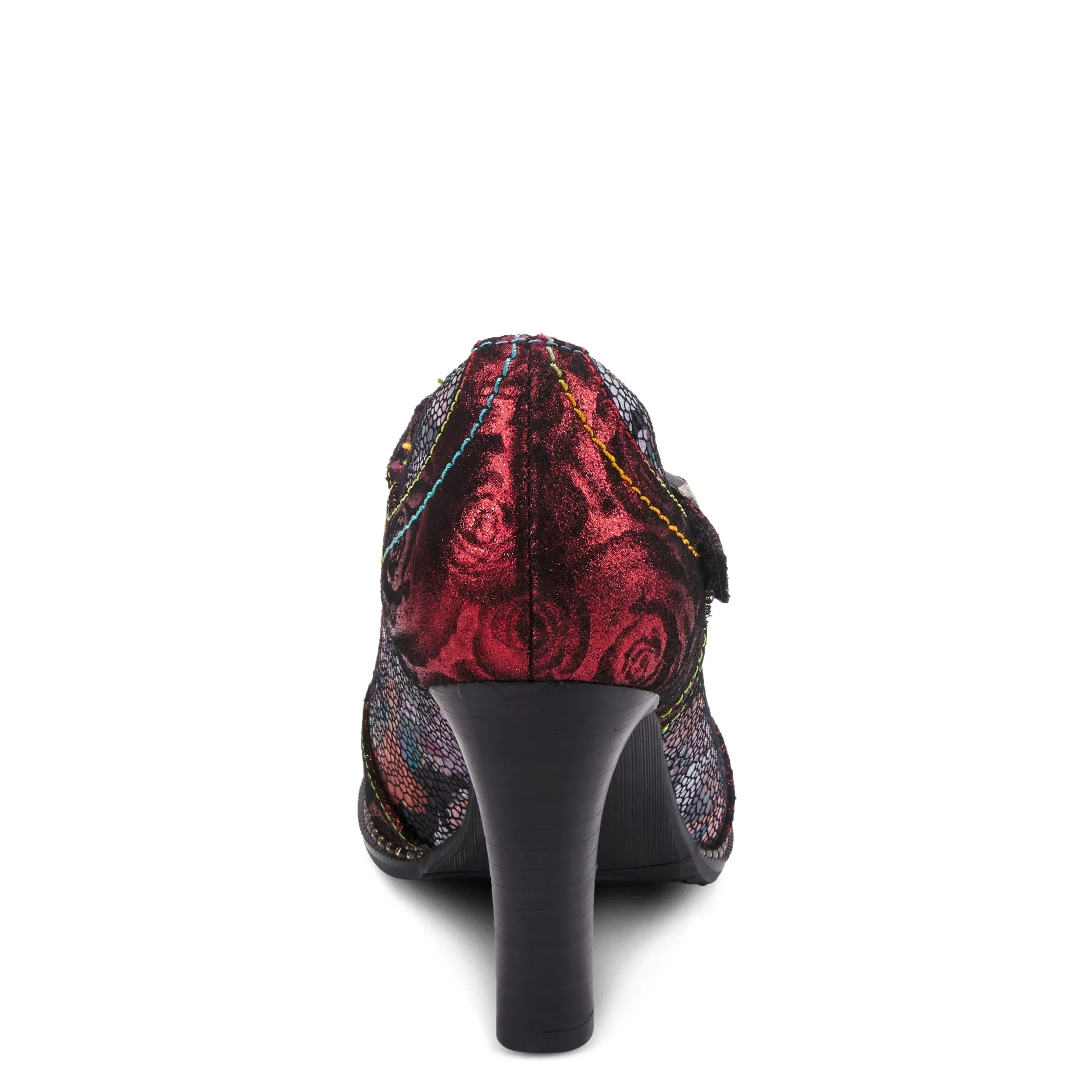 Spring Step Shoes  L'Artiste Mazie Women's Floral Metallic Leather Shoes