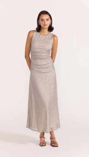 STAPLE THE LABEL NOA MESH MAXI DRESS