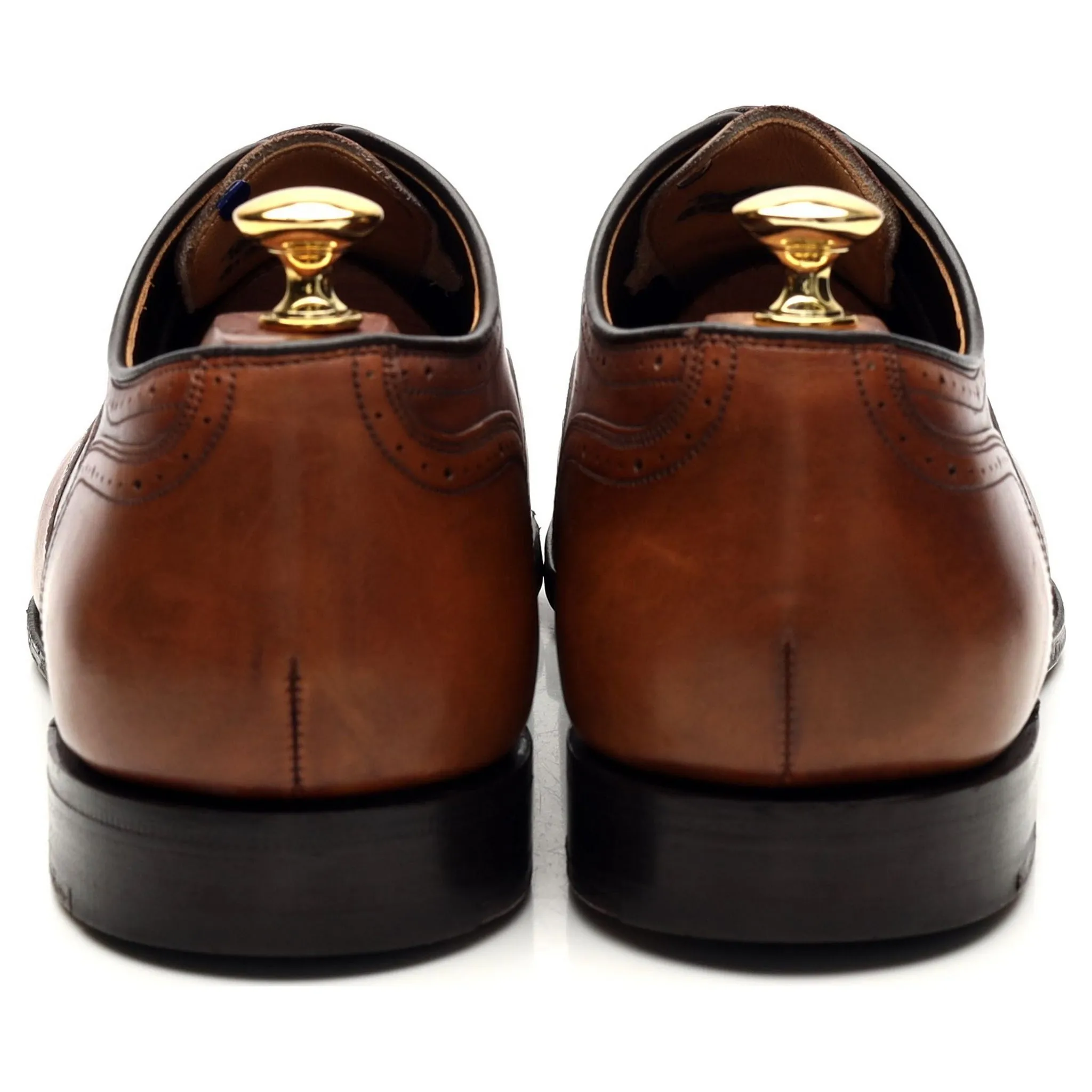 'Tewkesbury' Brown Leather Oxford Brogues UK 9.5 F