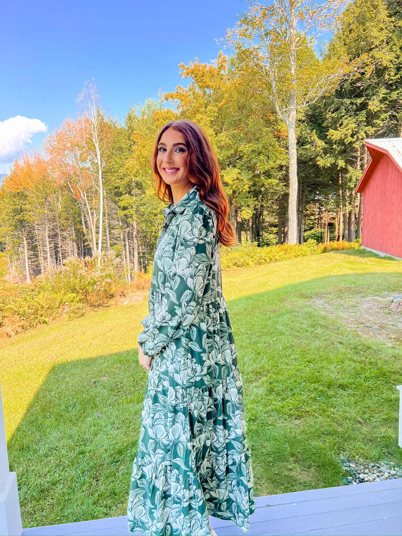 The Journey Maxi Dress - Hunter Green