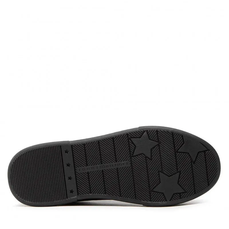 Tommy Hilfiger Button Detail Court Sneaker Women - BLK