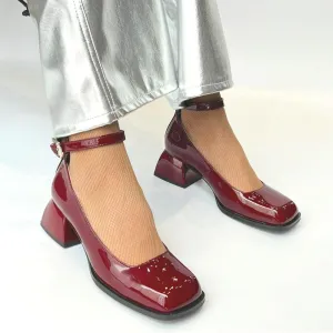 Women's Patent Leather Platform Shoes