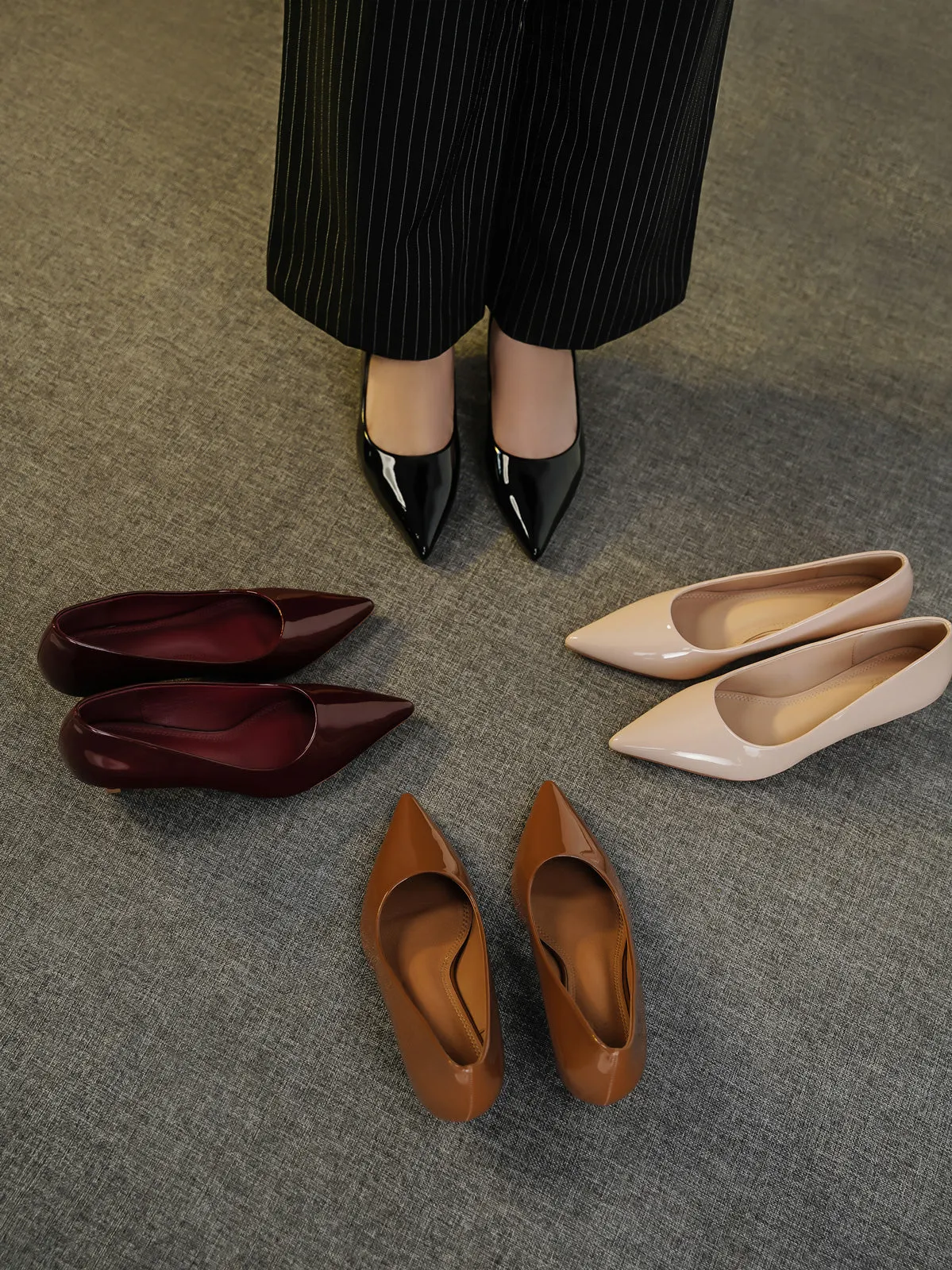Womens "DIABLO" Pointy Toe Courts
